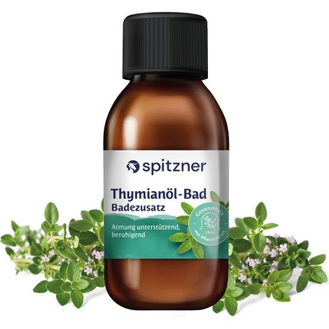 Spitzner Thymianöl-Bad 190 ml Gesundheitsfördernder Badezusatz mit ätherischem Öl