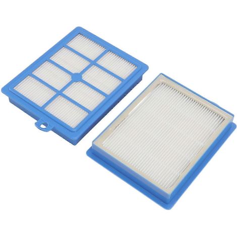 Lot de 2 filtres de rechange pour aspirateurs Philips FC9150, FC9199, FC9071, FC8038 et FC9262, ainsi que pour aspirateurs Electrolux. (1/5)