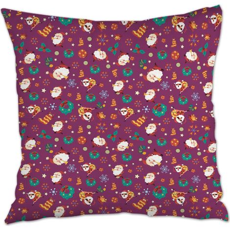 Housse de coussin décorative facile d'entretien pour cadeau de famille pour la Fête des Mères la Fête des Pères anniversaire mariage (1/5)