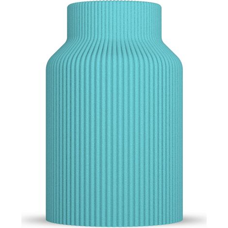 Vase Rabella - Vase décoratif moderne pour herbe de la pampa et fleurs séchées - Style scandinave pour salon - Objet design 3D en plastique (PLA) - Léger et incassable (1/5)