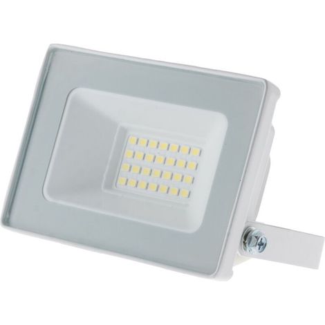 Projecteur LED chantier étanche 20W – 2000 lumens lumière blanche froide 6500K – Indice IP65 résistant aux intempéries – Économie d'énergie (1/2)