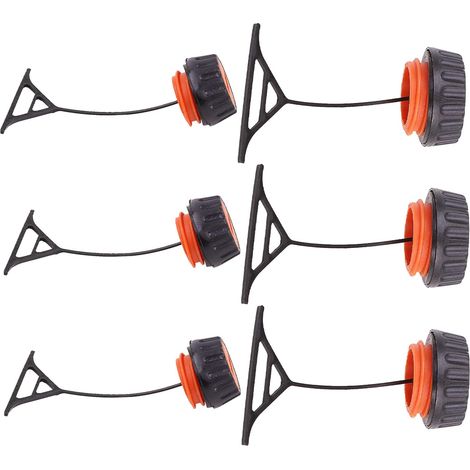 6 pièces Bouchon de Réservoir pour Stihl 038 066 064 MS650 MS640 MS660 084 0880000 350 0520, Bouchon d'Essence, Bouchon d'Huile (1/5)