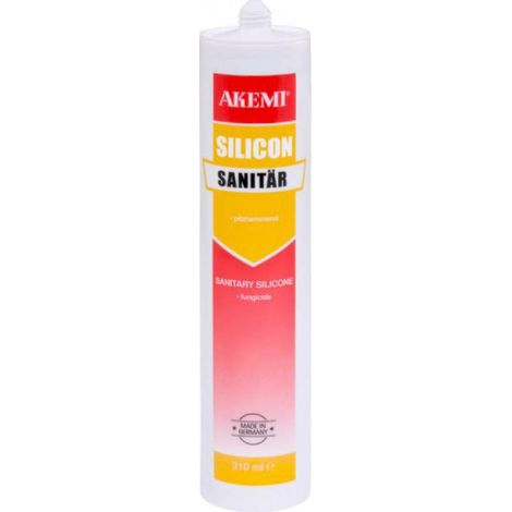Silicone Sanitaire - précoloré - Akemi - Cartouche de 310 ml Pergamon 07 (1/2)