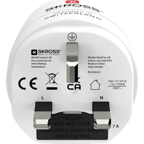 Skross 1.500231C-E Adattatore da viaggio