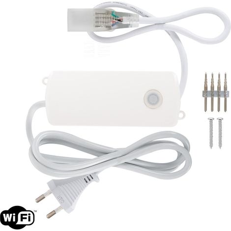 Controller Wi-Fi Striscia LED RGB 220V AC IP65 Taglio 100cm RGB