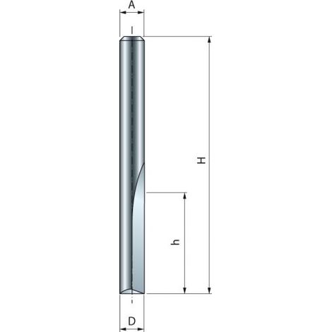 FRESA WIDIA TAGLIENTI DIRITTI 04-09906 D 3X 9,5/44,5 MM (1/2)