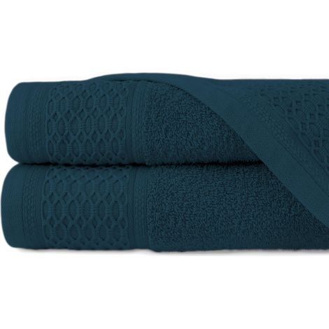 Solano Baumwollhandtuch 70x140 marineblau (1/5)