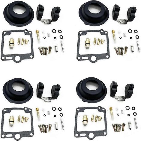 Kit de réparation de carburateur pour moto Yamaha FJ1100, FJ1200, FJ1200A (configuration membrane à dépression et flotteur). (1/2)