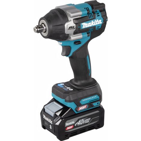Makita Akku-Schlagschrauber TW007GU201, XGT, 40 V, incl. 2x Akku XGT 4 Ah, Schnellladegerät, Zubehör, MAKPAC (1/5)