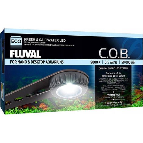 Fluval Modell Nano LED Beleuchtung schwarz 13,6 cm