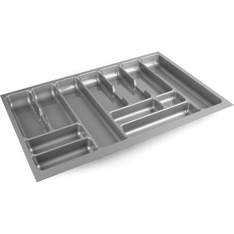 Besteckkasten 735 x 490 mm, silberfarben SANS MARQUE