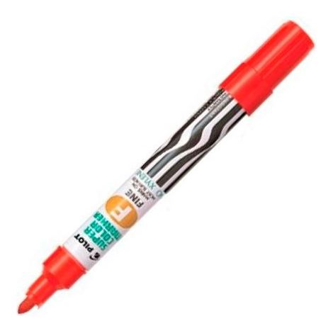 PILOT MARCADOR PERMANENTE SCA-F RECARGABLE ROJO