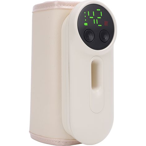 Chauffe-biberon portable avec veilleuse chauffage rapide durable 8000mAh rechargeable écran température régulation précise pour biberon 70mm (1/5)