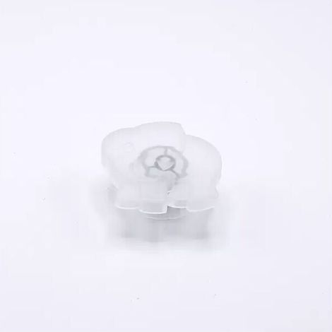 Pomolo a forma di elefantino effetto opalino satinato 53x56x25mm - 427E Animalier