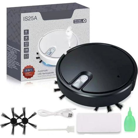 Robot de balayage, machine de nettoyage domestique trois en un, aspirateur intelligent rechargeable par USB