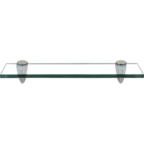 Wolketon Glasregal Glasboden Wandregal Badregal Ablage Regal Klarglas 40x10cm 8mm
