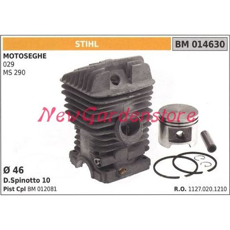 Cilindro pistone segmenti STIHL motore motosega 029 MS 290 014630