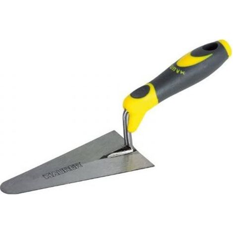Cazzuolino Punta Tonda Stretta 140 mm Manico in Gomma Maurer