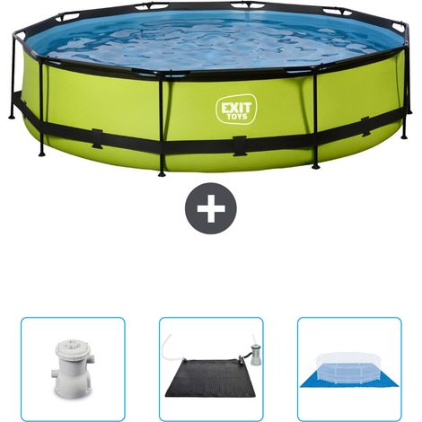 Exit Pool Rund - 360x76 cm - 4-teilig SCB91 (1/4)