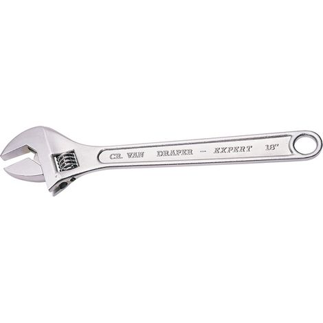 Draper 450mm (17.7 inch) Adjustable Wrench with 52mm Jaw Capacity – Model 71544 (1/5)