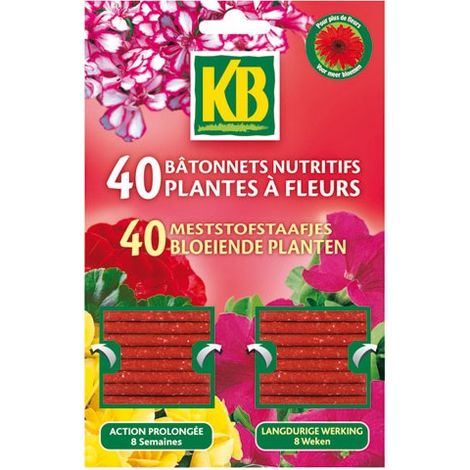 Kb Concime Bastoncini Fertilizzanti Piante Fiorite Pz. 40