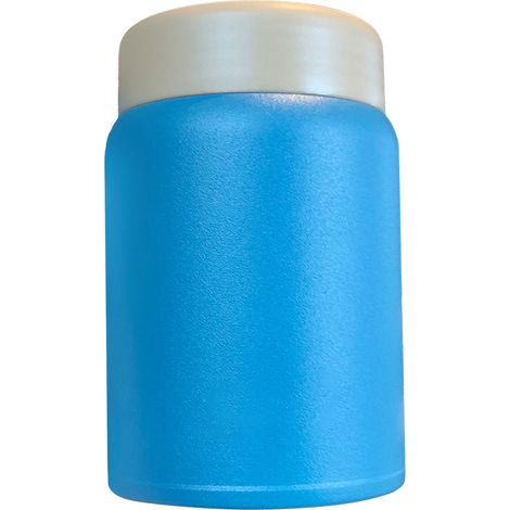 Bocal alimentaire isotherme portable en acier inoxydable, style mignon, contenant déjeuner pour bureau école extérieur 280ml bleu (1/5)