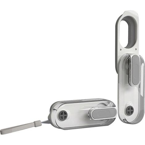 Zusammenfaltbare Silikon-Trinkflasche für Hunde, auslaufsicherer Verschluss, tragbarer Spender mit Kabel für Haustiere (1/5)