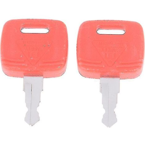 Lot de 2 clés de contact pour tracteur John Deere (OEM RE183935 RE43492 RE71557) (1/3)