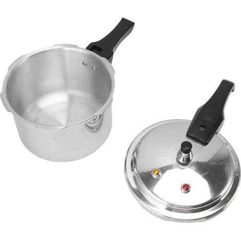 Cocotte minute 3L aluminium 18cm fond compatible gaz - Autocuiseur mini 3 litres (1/5)