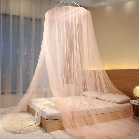 Moustiquaire Universelle Blanche en Forme de Dôme (0,6 x 2,8 x 11 m) – Installation Facile pour Lit King Size, Hamac ou Lit Suspendu – Modèle Standard (1/4)