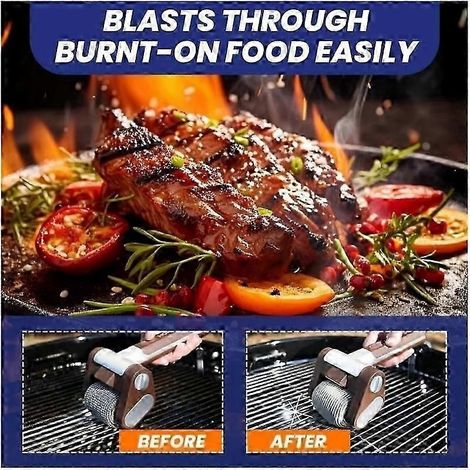 Rosewell Sakerplus Multifunktionale Elektrogrill-Reinigungsbürste, wiederaufladbar und borstenfrei für den Heimgebrauch (1/4)