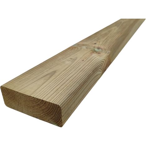 Listone legno pino impregnato autoclave mm 35 x 95 x 3000 tavola morale esterno (1/2)