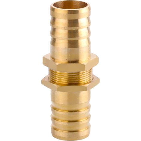 Raccord cannelé en laiton 1/2", filetage femelle, épisseur de métaux, barbillons, raccord tuyau, connecteur adaptateur pour air, eau, huile (épaisseur 8 mm) Pagode 19 Mm Petit Cuivre (1/5)