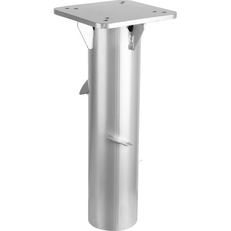 SWANEW 16cm Parasol Base Silver Garden Umbrella Universal Base Plate Parasol