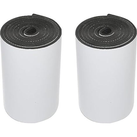 2 Rouleaux de 2m de Protection de Parking en Mousse Auto-adhésive Super Épaisse Anti-Rayure, compatible mur garage 6,5 mm (Noir) (1/3)