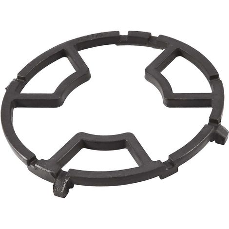 Support universel en fonte pour wok, compatible avec les brûleurs de cuisinières à gaz et autres plaques de cuisson. (1/5)