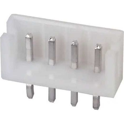 Connettore EHR Passo 2.50 mm Femmina 4 Vie da circuito stampato
