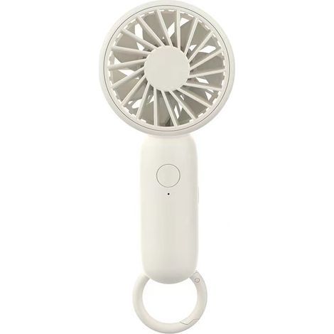 Mini ventilateur portable, ventilateur de poche, ventilateur de table USB personnel (Blanc 1)-AquaForge (1/3)
