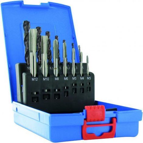 Coffret tarauds et forets HSS GUN M3 à M12 (1/3)