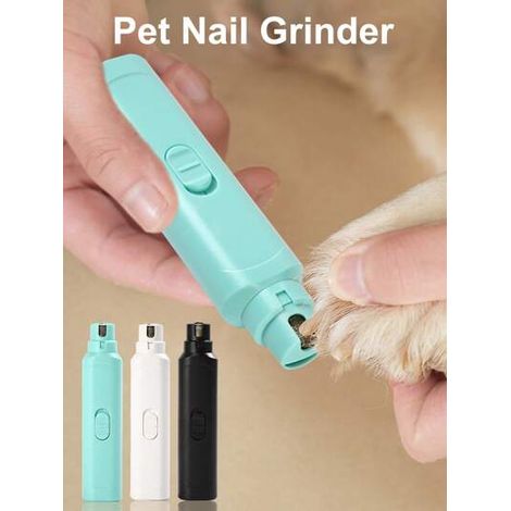 Coupe-ongles électrique pour chiens et chats, design ergonomique, multicolore, pour un entretien progressif des griffes à domicile.-AquaForge (1/2)