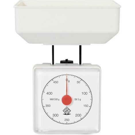 Bilancia da cucina meccanica dietetica bianca 0,5