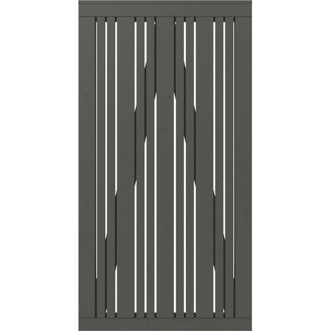 Plus Einzeltor Tangent inkl. Beschläge 95 x 180 cm umbragrau fungizidbehandelt (1/2)