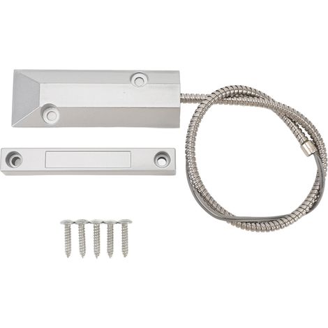 Contacteur magnétique de porte, capteur NC, alliage de zinc, détecteur sensible, alarme de fenêtre pour la sécurité de la maison, du garage ou d'un entrepôt. (1/5)