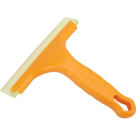 Raclette Vitres Portable Nettoyant Verre Auto Multifonction Grattoir Pare-Brise Douche Jaune (1/5)