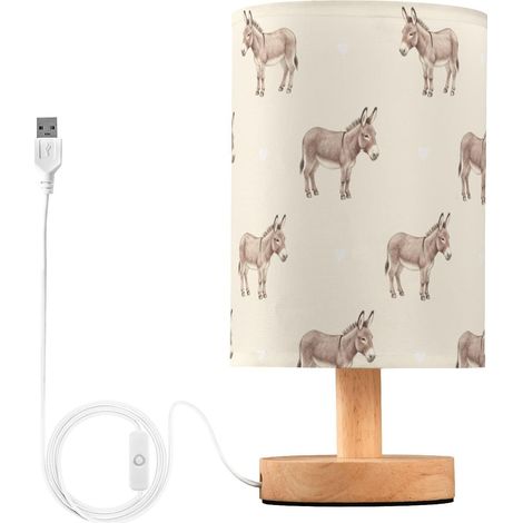 Petites lampes de bureau en forme cœur d'âne dessin animé pour (1/5)