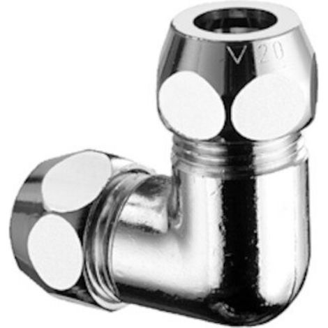Schell Winkel Doppel Verschraubung 064450699 3/8 x 3/8, 8 mm, verchromt (1/2)