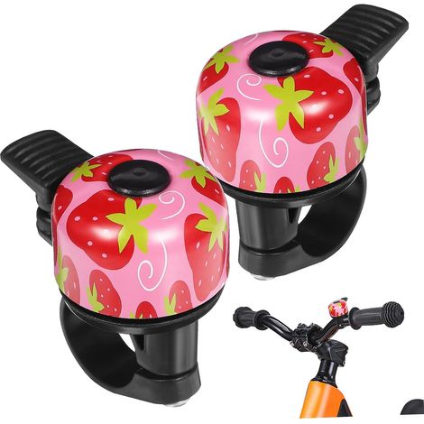 Vernice spray per campanello da bicicletta - motivo fragola (1/5)