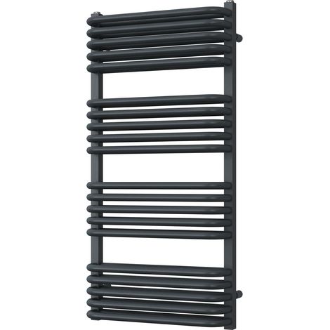 Crossmoor - Anthracite Towel Radiator - H1000mm x W500mm (1/3)