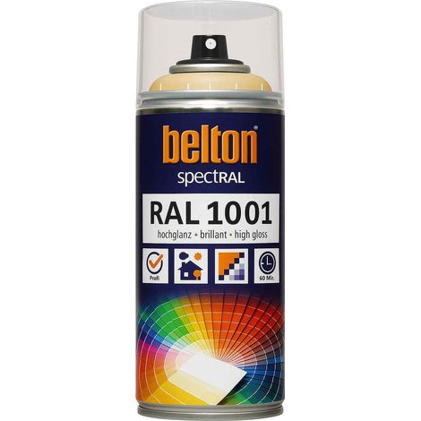 Bombe peinture - AUTO K - RAL 1001 - Beige - 400 ml - Peinture standard RAL