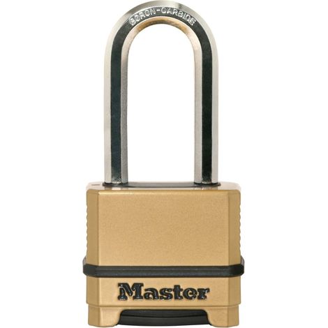 Master Lock Excell 4-Digit Combination Padlock with 50mm Body and 51mm Shackle (Model MLKM175LH)
